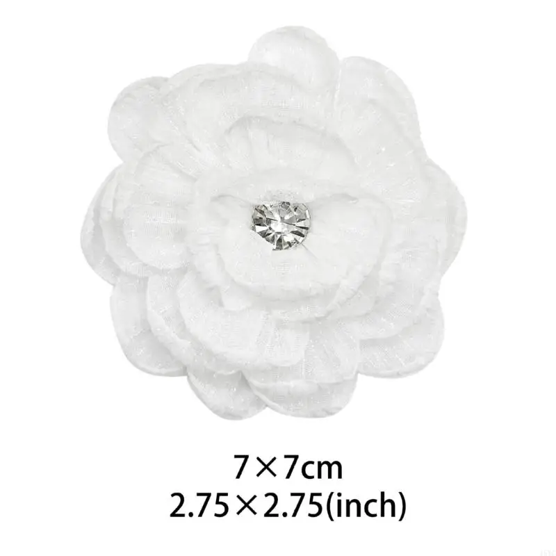 15YC Creative Flower Brooches Fashion Clothing Patches Detachable Dress Ornament
