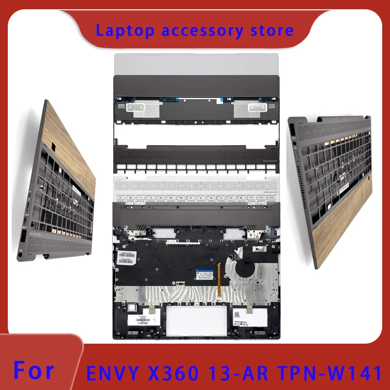 

Совершенно новый для ноутбука ENVY TPN-W141 X360 13-AR, задняя крышка ЖК-экрана, подставка для рук на передней панели, нижняя часть корпуса, крышка ABCD