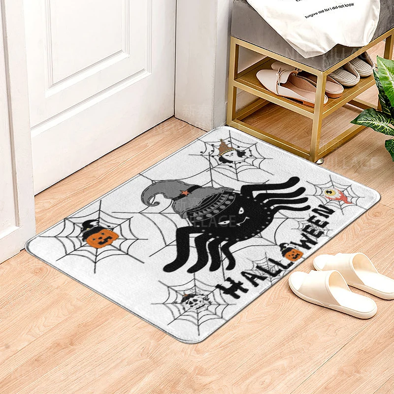 House entrance carpet Home door mat Living Room Bath Foot bathroom non-slip water absorption rugs bath Halloween Autumn Pumpkin