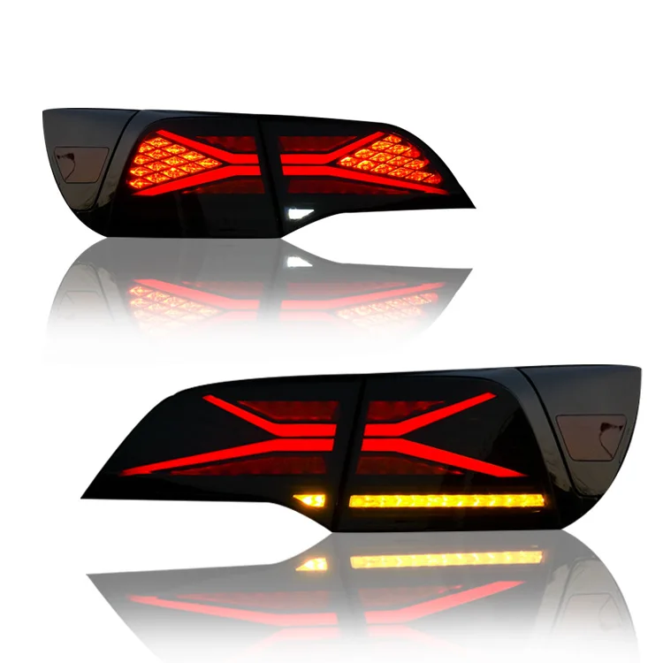 Dynamic car bumper tail light for Tesla Model y taillight LED car accessories Taillamp for Tesla Model3 rear light fog