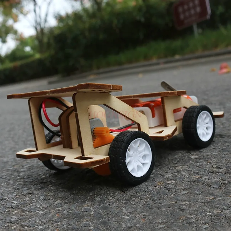 과학 기술 소규모 생산 전기 레이싱 초등학생 수제 재료, 어린이 스템