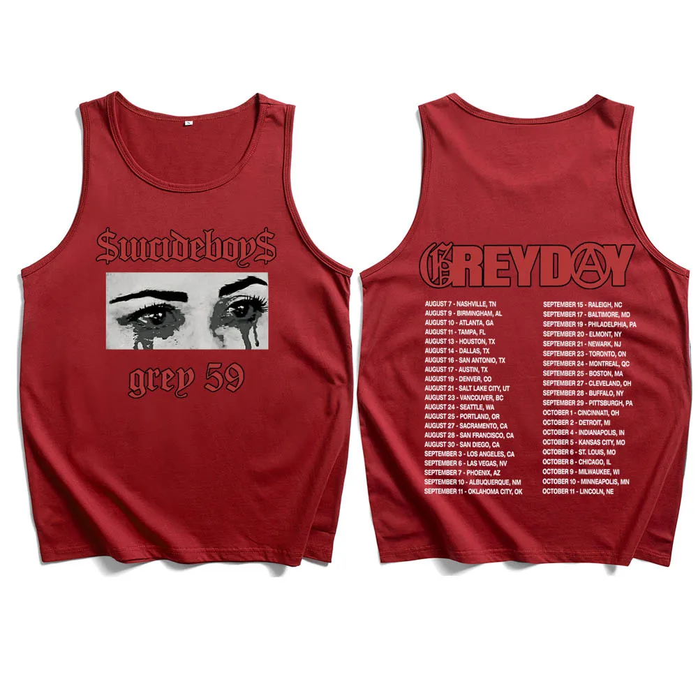 SuicideBoys G-59 Greyday Shirts Vest Tank Tops T-Shirt Man Woman Tops Sleeveless Shirts