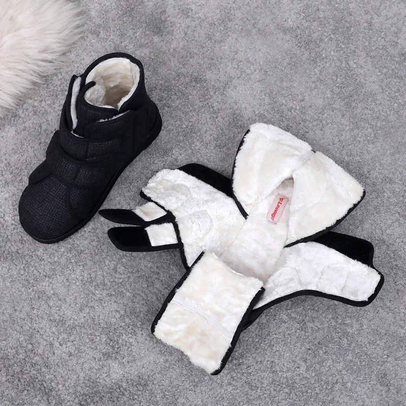 Winter New Padded Warm Women\'s High-top Cotton Shoes Wider And Fatter Lightweight And Soft For A Variety Of Foot Type 36-40