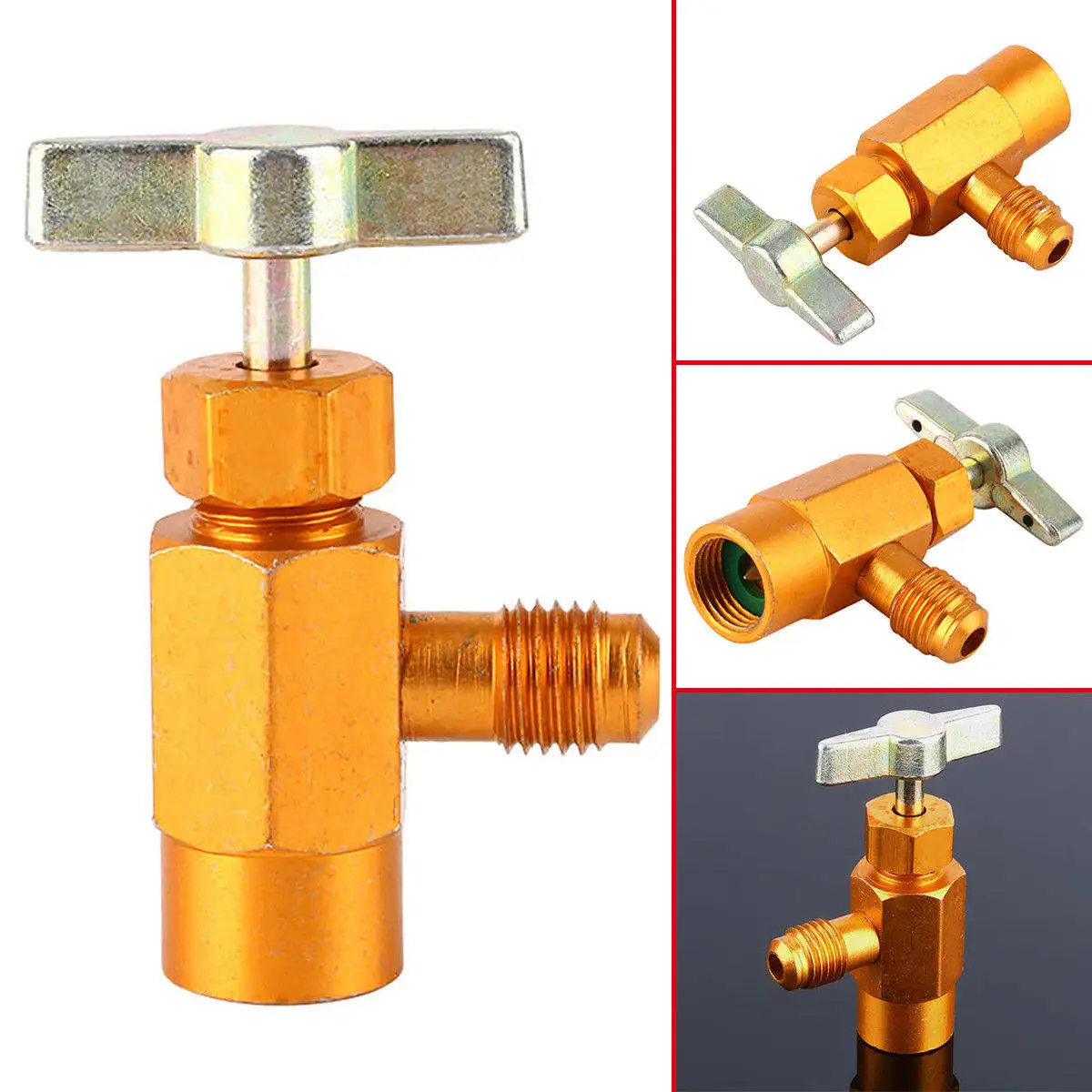 Refrigerant Hose Car Air Conditioning Ac Charging Tool Halloween Christmas Valve Core Remove Tool Valve Core Removal Tool R134a