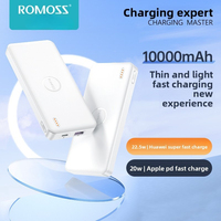 ROMOSS Power Bank 10000mAh 22.5W External Battery Fast Charge USB C Powerful Portable Powerbank for Laptop Xiaomi 13 iPhone 14