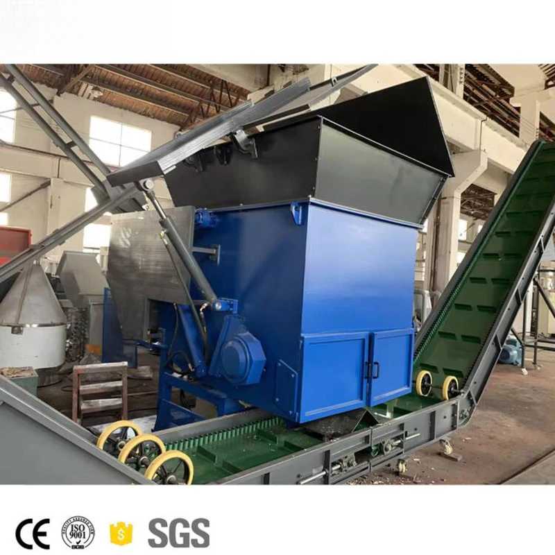 Plastic Film Bags, Tubes, Bottles, Blocky Mateials, Wood, Pape, Ties, Metal Single And Double Shaft Shedde, Plastic view 5