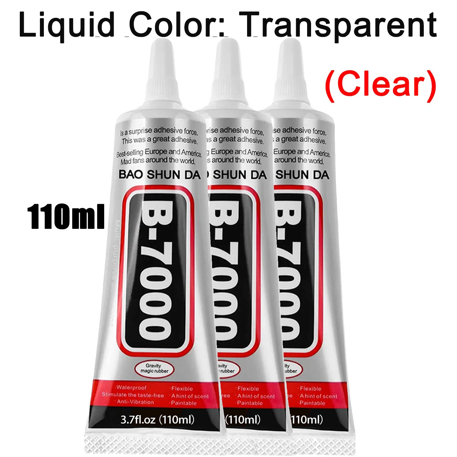 B-7000 Clear Contact Lijm 15 ml/50 ml/110 ml voor Telefoon T-7000 Reparatie Universele Glas Plastic DIY Precisie Applicator