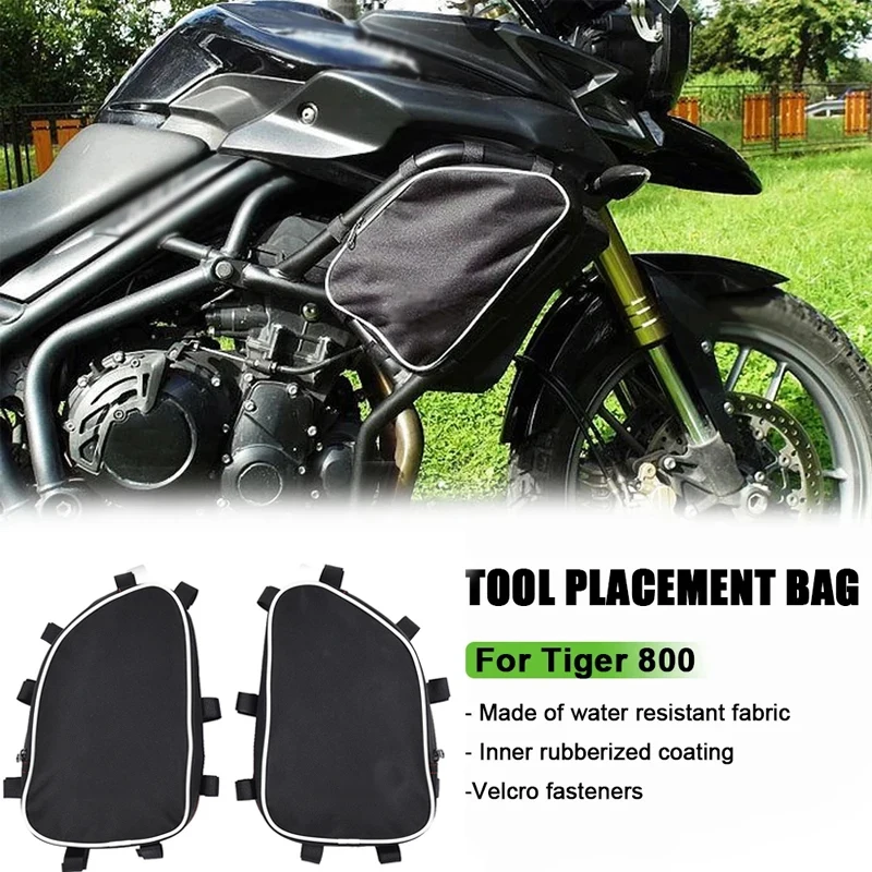 NEW Motorcycle For TIGER 800 TIGER800 Tiger 800 Tiger800 Frame Crash Bar Waterproof Tool Repair Bag Accessorie