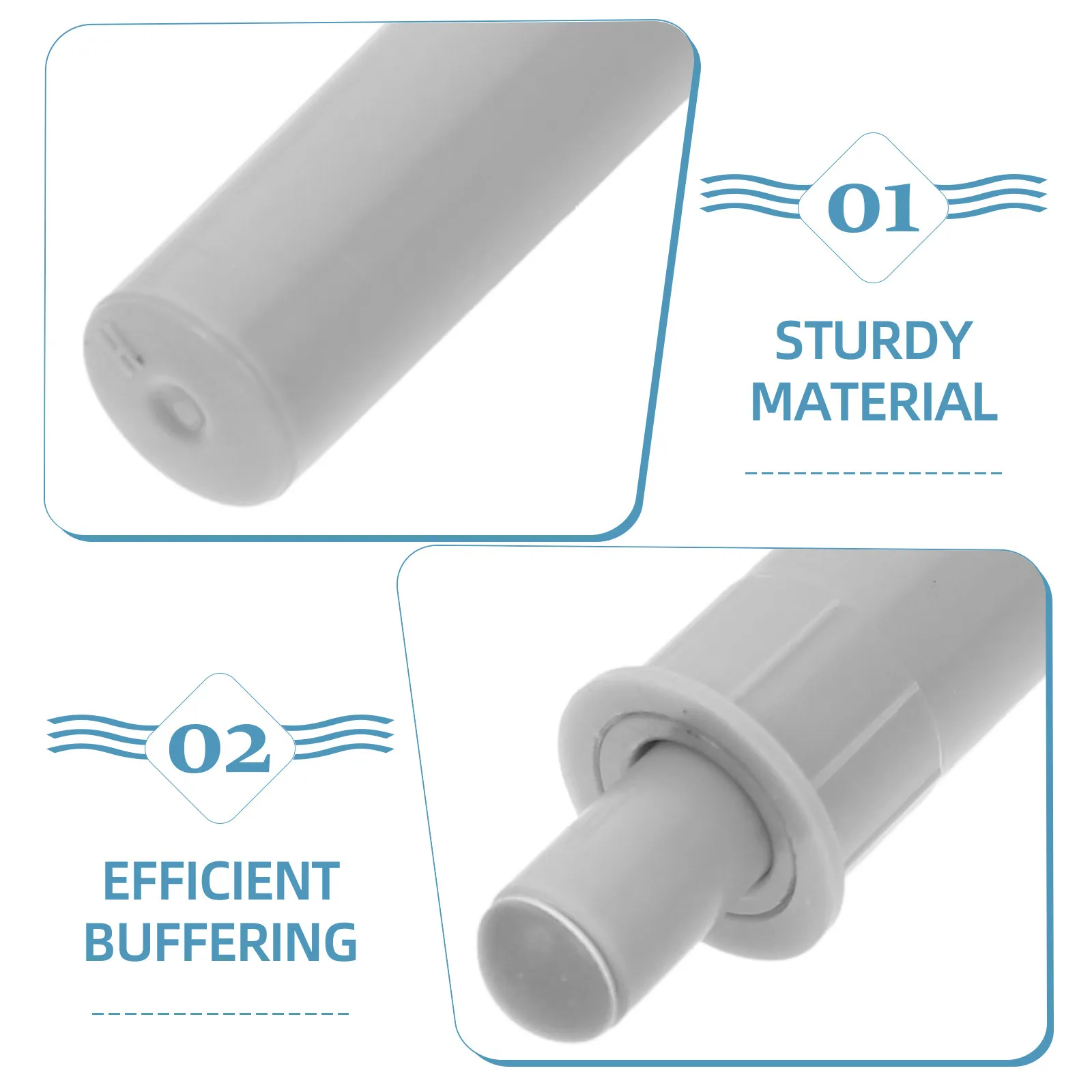 Cabinet Soft Close Damper Buffers Quiet Close Door Closer Smooth Silent Closure Low Noise Reusable Easy Installation