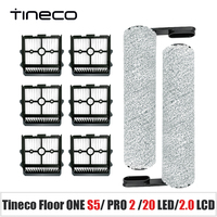 For Tineco Floor ONE S5/Floor One S5 Pro 2/ S5 Extreme Smart Vacuum Cleaner Replacement Brush Rollers and HEPA Filters