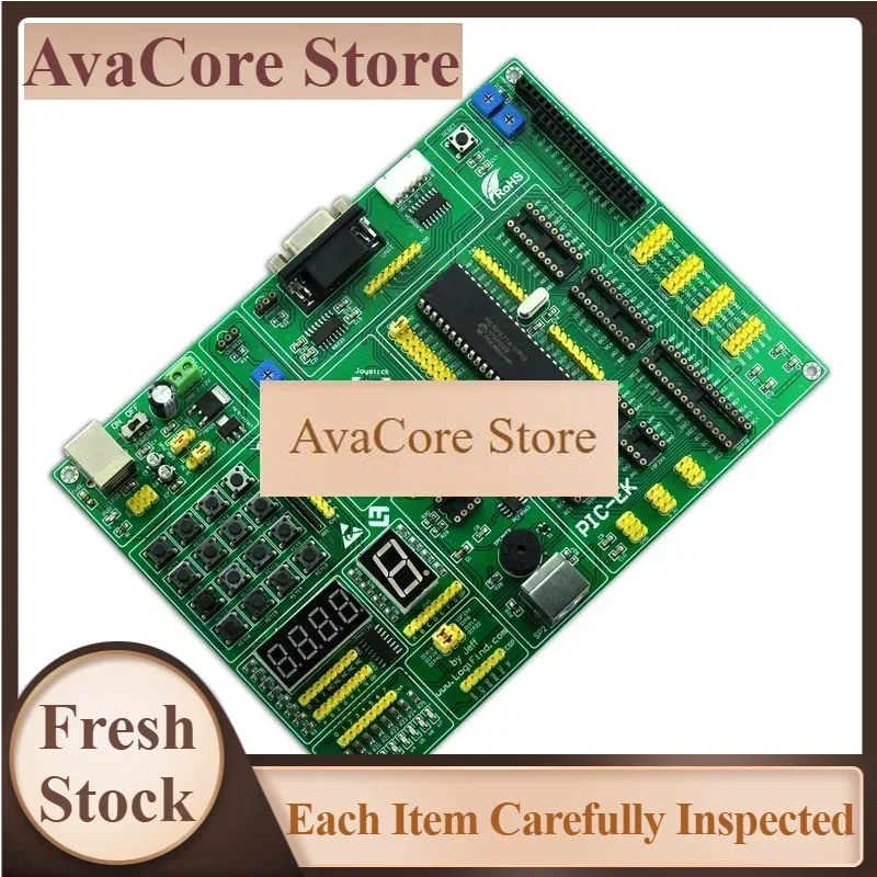 AvaCoreLearning And Development Board Pic-Ek With Pic18F4520 MCU Routines