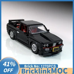 NEW 1270PCS 1:13 scale M3 E30 classic retro supercar coupe model DIY creative ideas Child Toy Gift technology Blocks MOC-10304