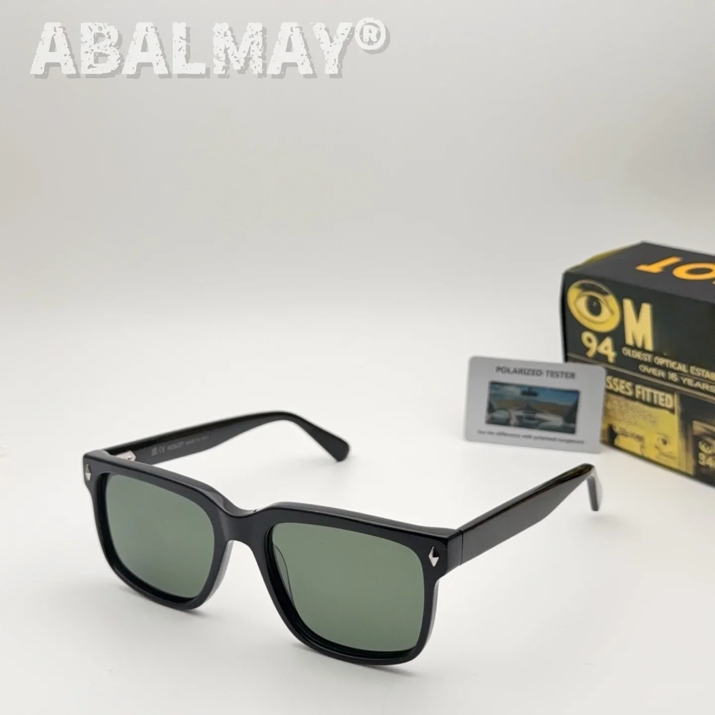 نظارات شمسية مستقطبة عالية الجودة للرجال والنساء XB8019 مقاس 52-18 نظارات شمسية كلاسيكية عصرية فاخرة من خلات UV400