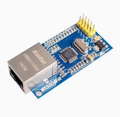 1pcs W5500 Ethernet Network Modules For Arduino TCP/IP 51/STM32 SPI Interface 3.3V 5V I/O MCU