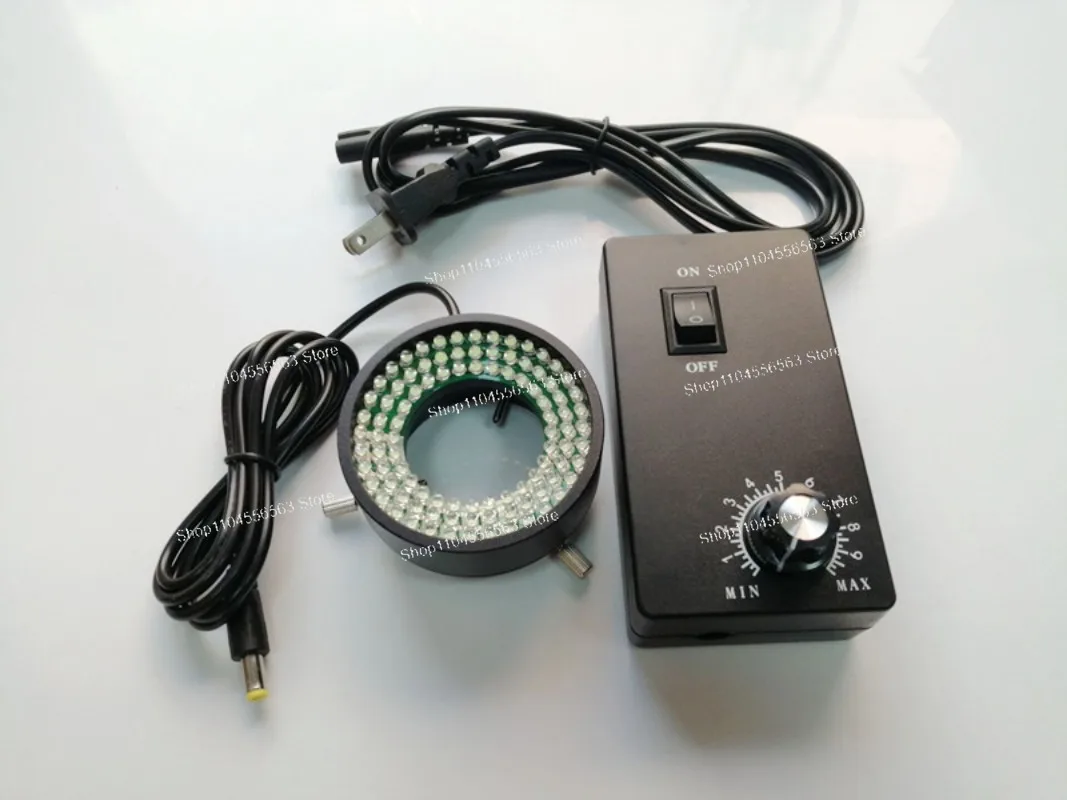 12V Inner Diameter 35-50MM96 Single Cylinder Video Microscope LED Ring Light Supplement Light Source