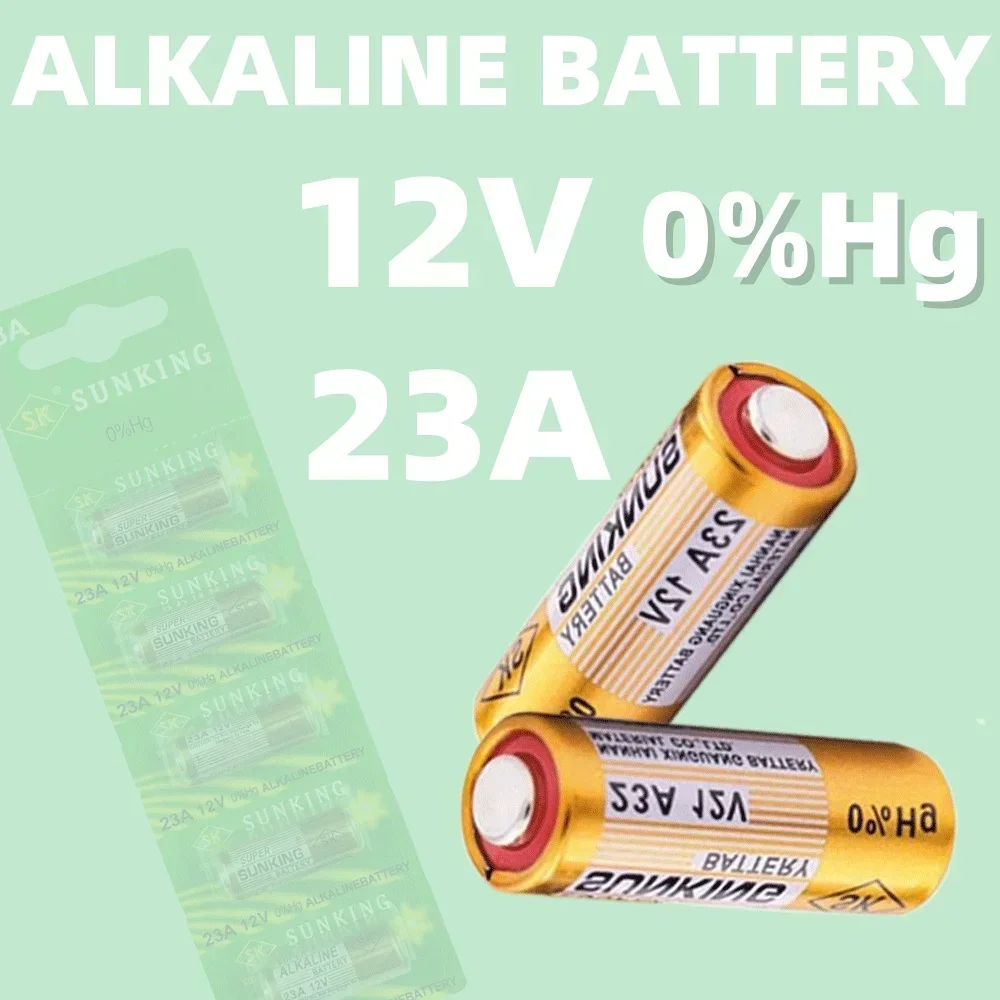 

23A 12V Batteries Remote Control Toys Primary Dry Alkaline Battery A23 23A 23GA A23S E23A MS21 V23GA GP23A LRV08