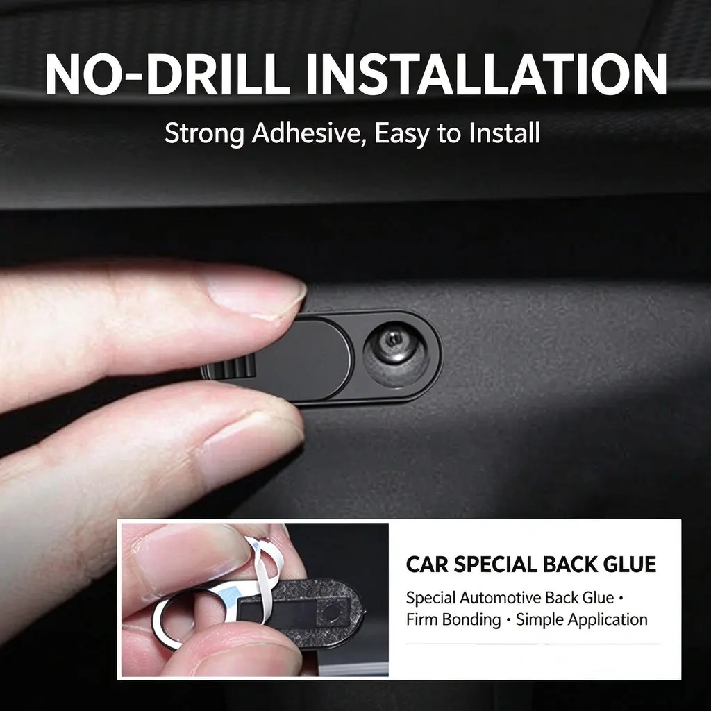 For Tesla Model Y Juniper Model YL Model 3 Car Camera Cover Webcam Slide Blocker for Tablet PC Laptop iPad Privacy Protection
