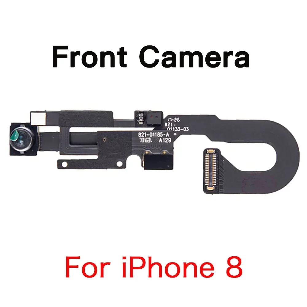 Front Camera Module Flex Cable Replacement Part for IPhone 7 8 Plus X XR XS 11 12 Mini Pro Max NO Face ID