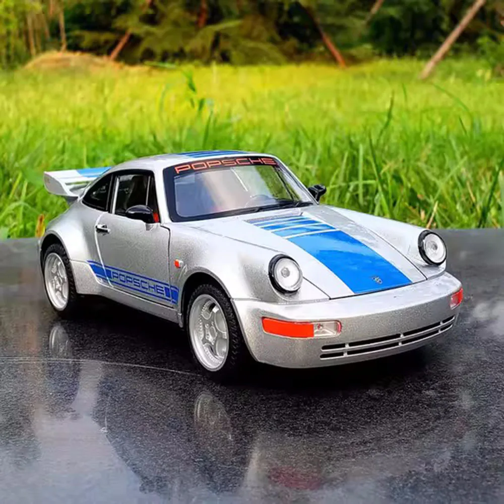 

1:24 964 Cayenne S Alloy Models Cars Diecast Toy Doors Opened Vehicles Models Wheel Pull Back Sports Car Kids Festival Present