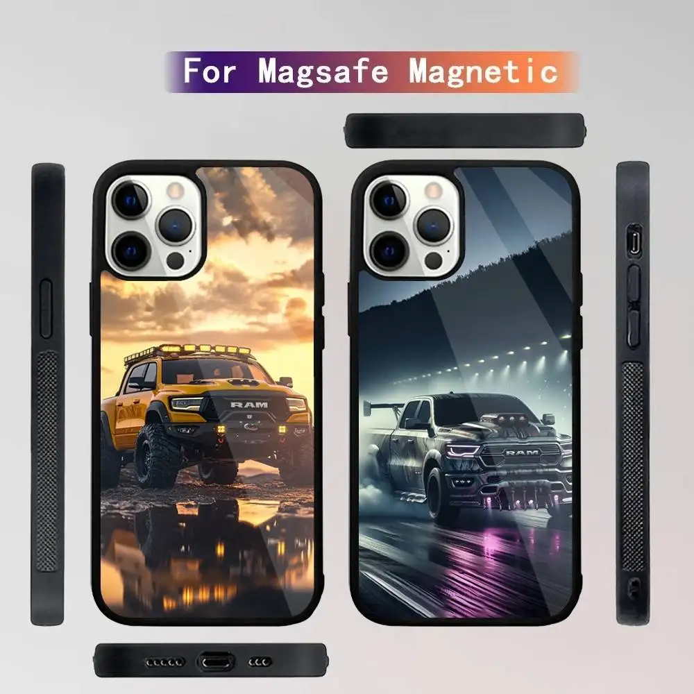 

CAR R-RAM 1500 TRX Phone Case For iPhone 16,15,14,13,12,11,Plus,Pro,Max Mini Magsafe Magnetic Wireless Charging