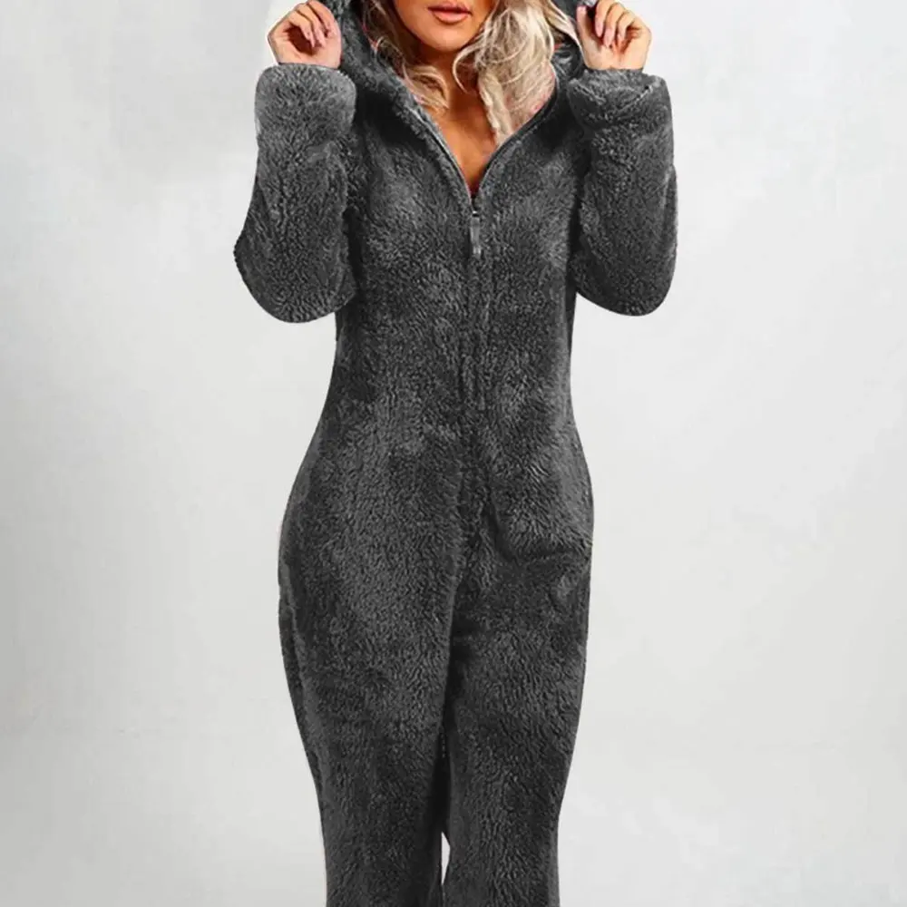 

Casual Fitting Round Neck Jumpsuit Decoration Free Size Women's One-Piece Suit Comfortable Breathable Fashionable