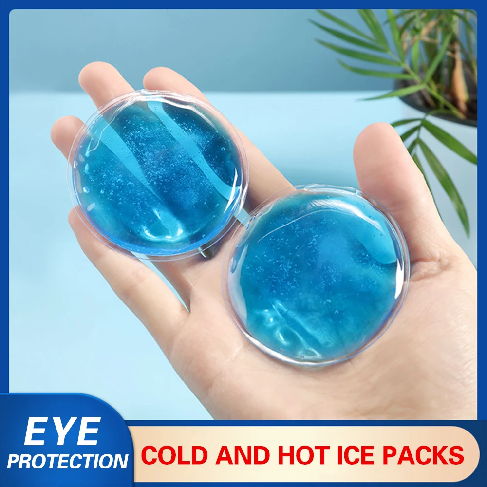 Cold Hot Compress Eye Gel Mask Anti Wrinkles Remove Dark Circles Eye Patch Ice Pack Reduce Puff Pads Soothing Sleeping Skin Care