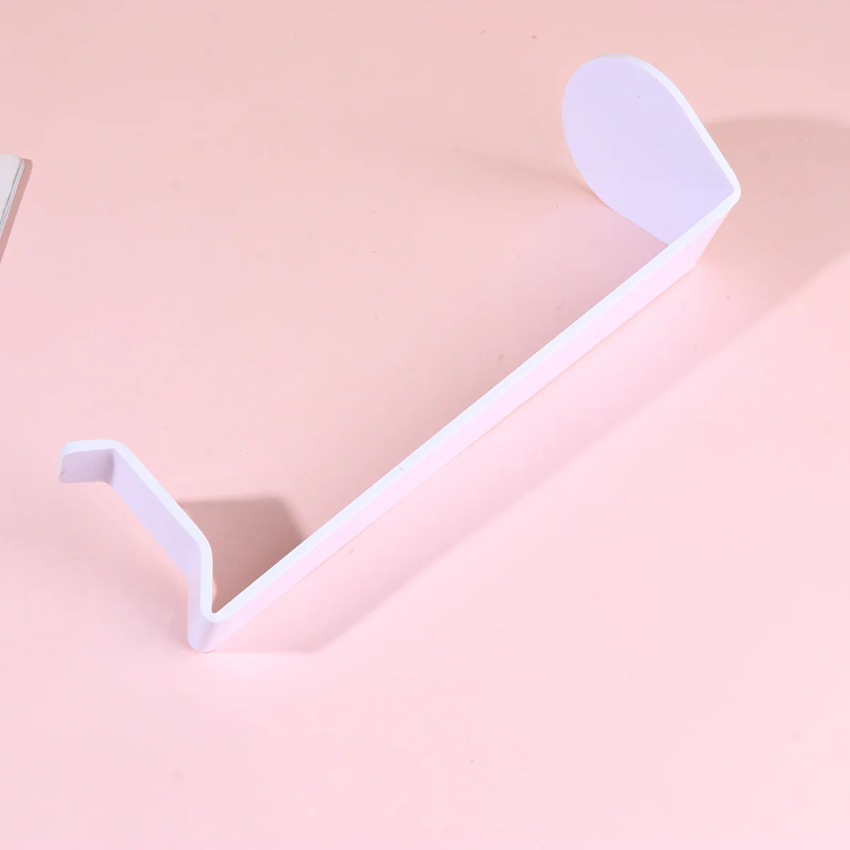 

Universal Acrylic Headphone Holder Rack Desktop Stand Flat Base Stable Hook for Headsets Earphones Rack White Headphone Holder