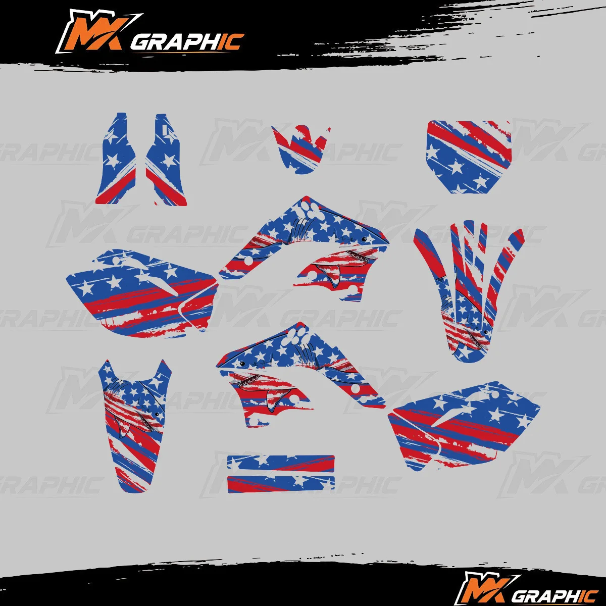 

MXGRAPHIC For Kawasaki KX450F KXF450 2006 2007 2008 Graphics Decals Stickers kit Motorcycle Background