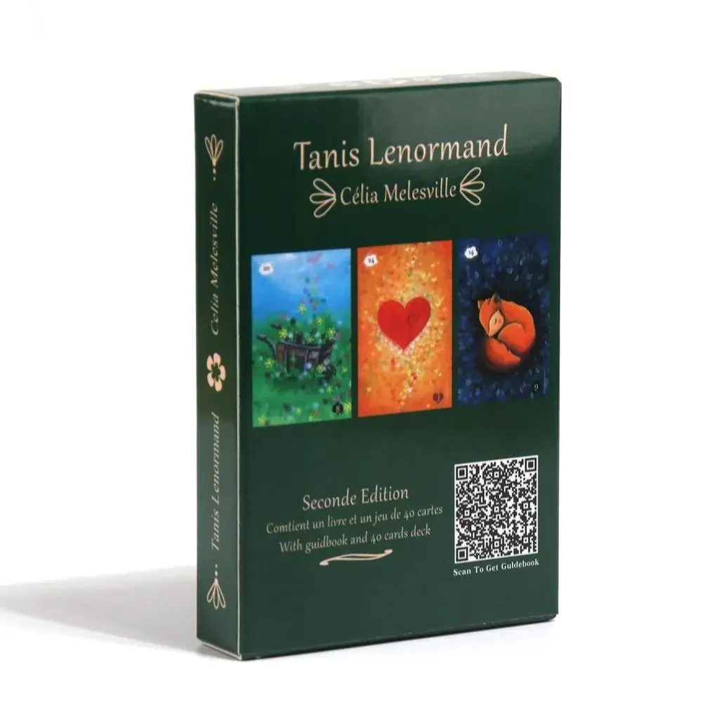 1 Uds. Tanis Lenormand de Celia Melesville Tarot oráculo juegos de cartas fiesta familiar juego de mesa adivinación cartas del destino