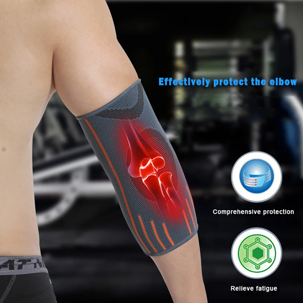 1 PC Elbow Brace Arm Pads Compression Elbow Support Sleeve, Unisex Arm Warmers for Epicondyle Elbow, Arthritis,Weightlifting,Gym