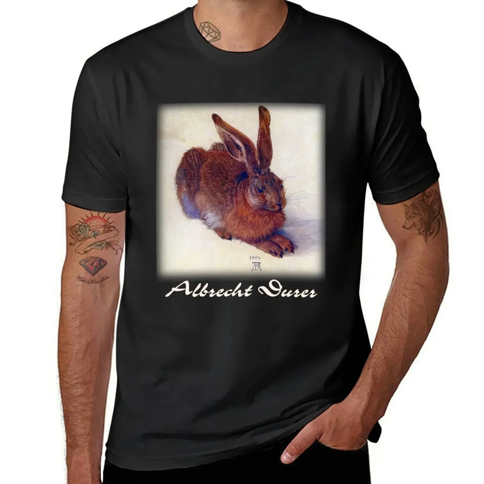 Albrecht Durer - Field Hare T-Shirt Short sleeve tee for a boy quick drying heavyweight t shirts for men