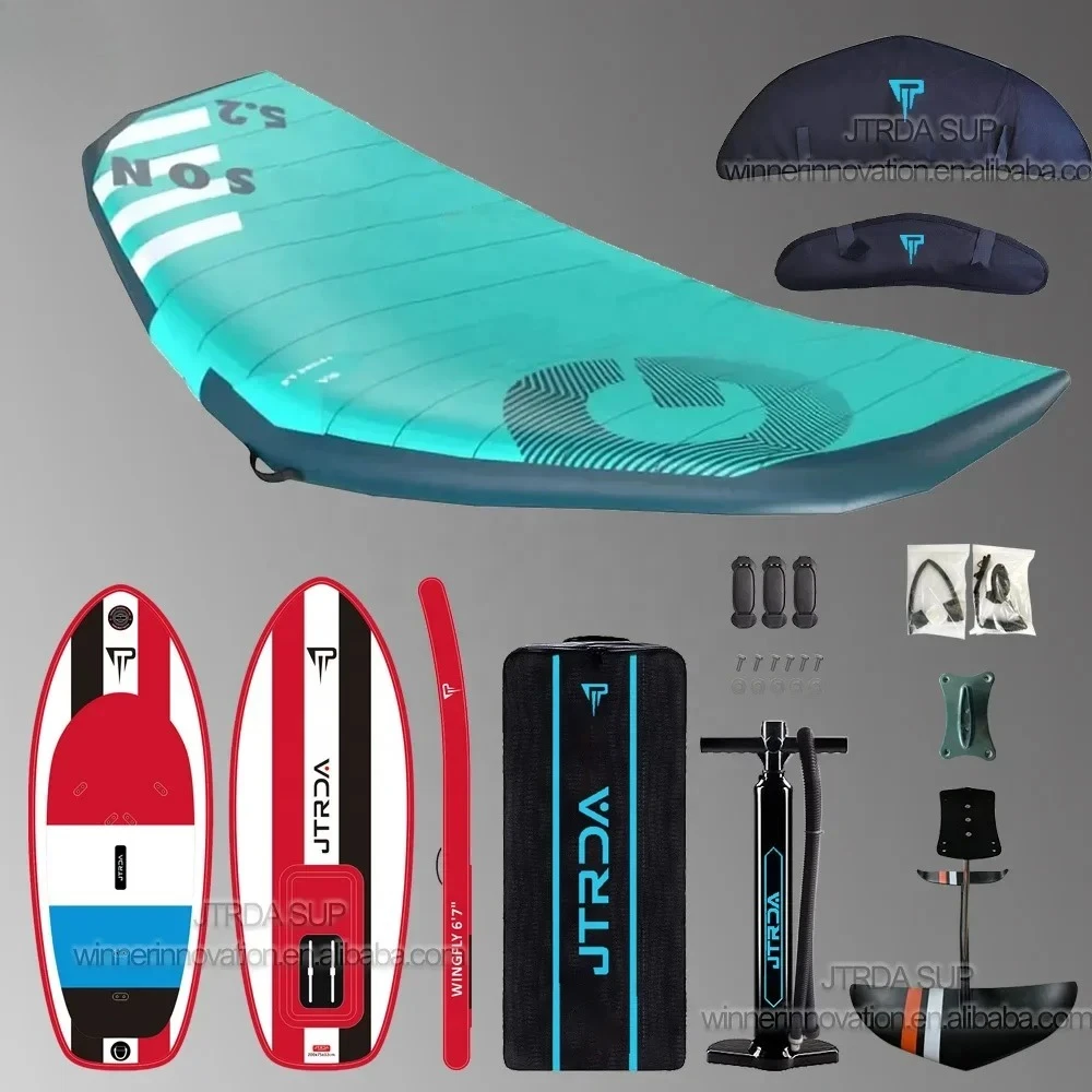 

JTRDA 2m Inflatable Wing Foil SUP Board Set Dropshipping wholesale customization Inflatable wingfoil Surf