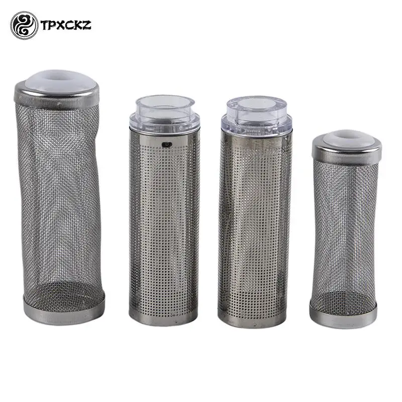 Aquarium Inflow Inlet Filter Stainless Basket Mesh Net Filter Guard Fish Tank Filter Accesories Intake Strainer Pre-Filter Cover