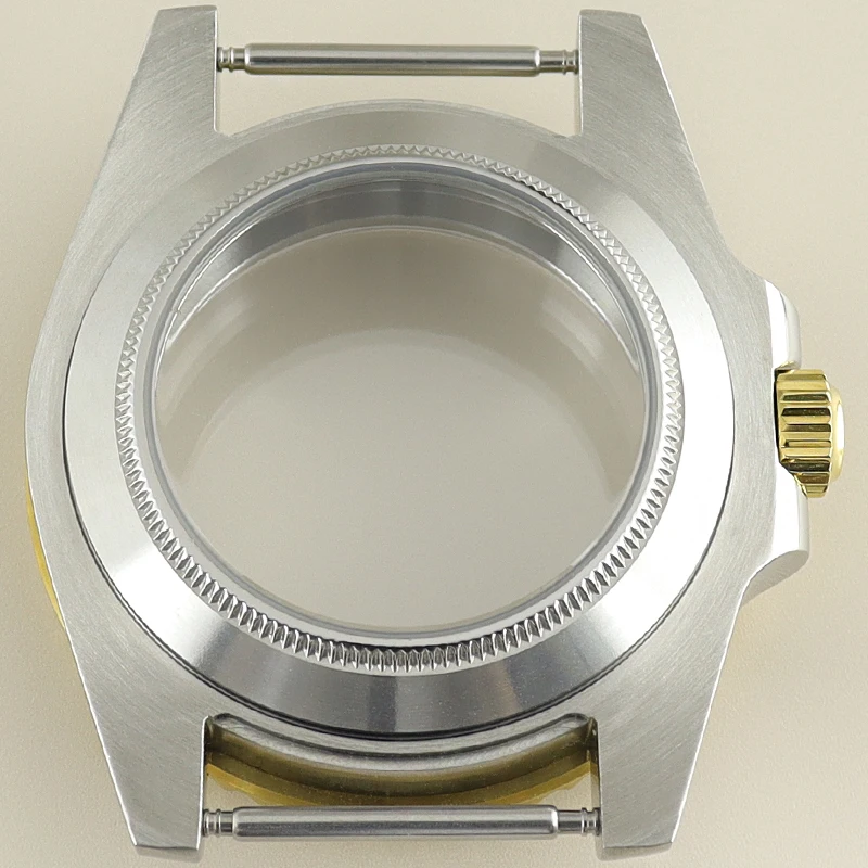 40 mm Ersatz-Uhrengehäuse, Keramiklünette, Saphirglas, wasserdicht, für NH35 NH36 Miyota 8215 PT5000 Uhrwerk, 28,5 mm Zifferblatt Sea Dweller