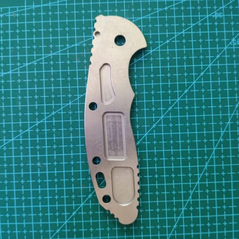 New 1PC TC4 Single Sided Handle Scale Patch for Rick Hinderer Knives XM18 3.5