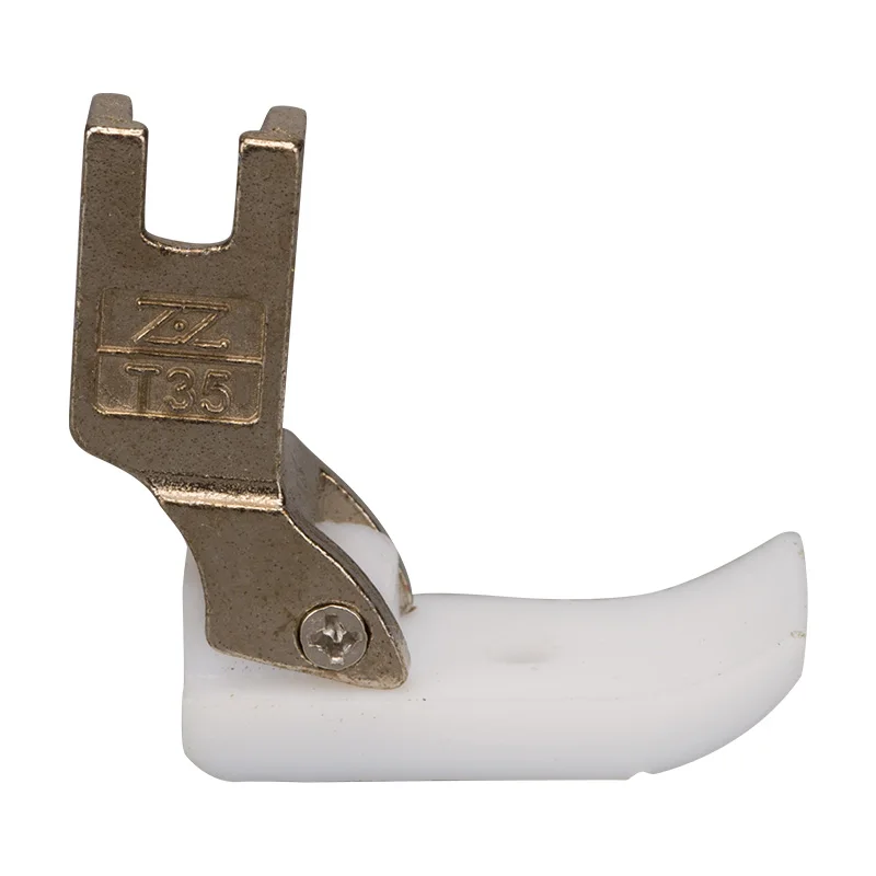 T35cw Zz B آلة مسطحة البلاستيك قطعة قدم الضغط في الأوسط 12.5 مللي متر 15 مللي متر ماكينة خياطة اكسسوارات جديد #5