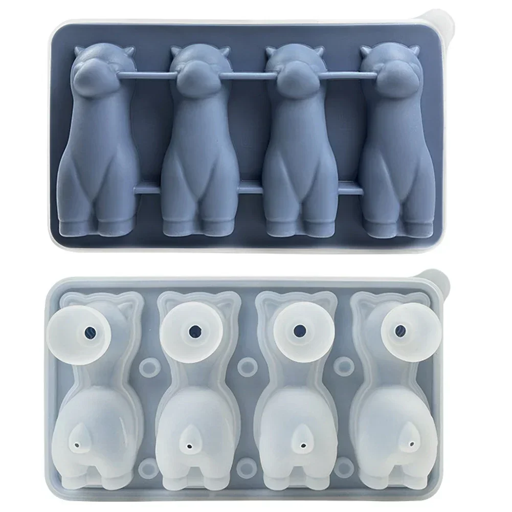 

Alpaca Shaped Ice Tray Party Accessory Party Essentials Silicone Ice Molds Funnel Filling Port Perfect For Gatherings