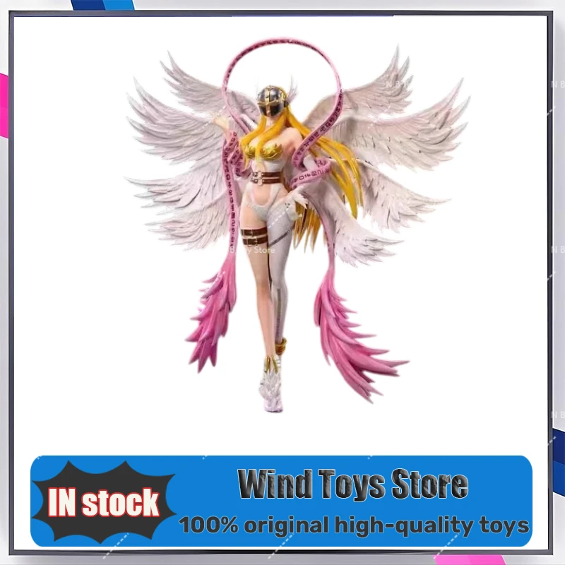 

Студийная модель тираннозавра Рекса, фигурка из смолы Celestial Digimon Angelmon Beast, статуя, анимационный персонаж, подарок, в наличии