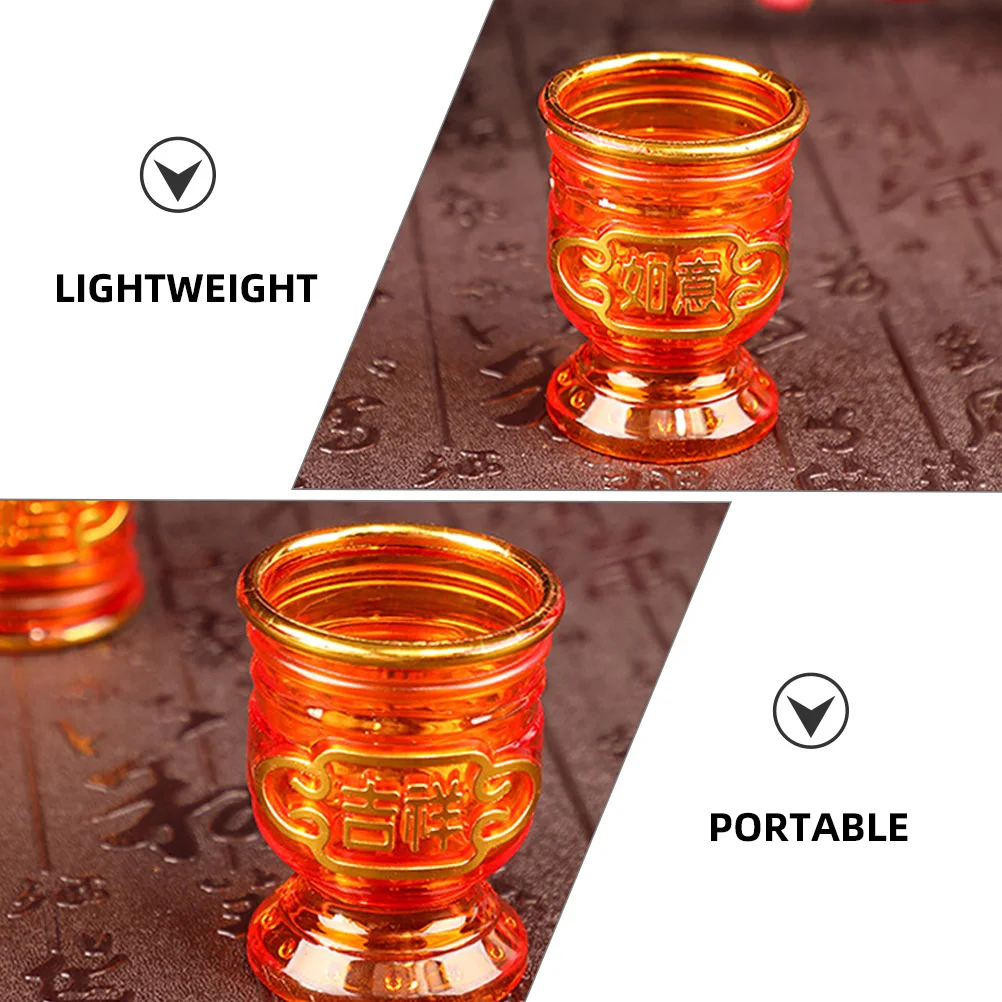 

6pcs offering temple Offering Container water holder small Small Cup Multi-Function Cup cup