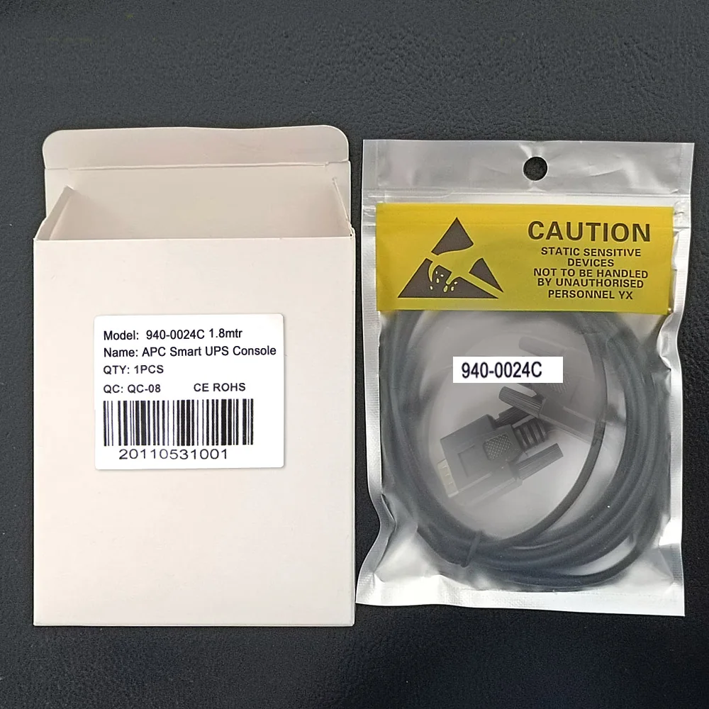 USB RS232 Serial Cable for APC Schneider SUA1000 1500 2200 3000 Smart UPS Console 940-0024C Command Config Cable