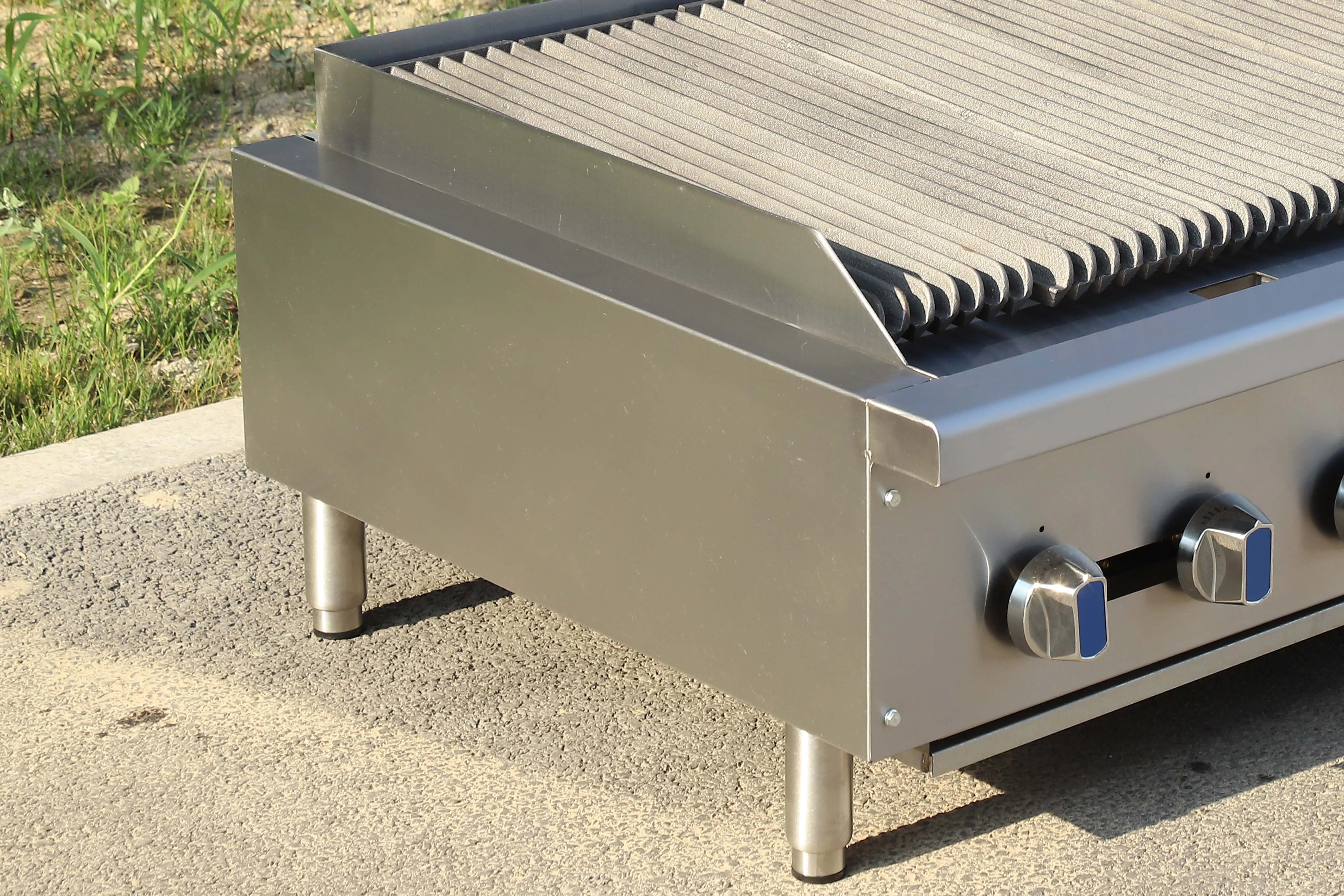 8 Burner BBQ Propane Gas Grill 160000 BTU Stainless Steel Commercial Charbroiler Grill