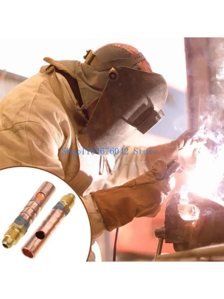 

Компактная сварочная насадка 652F, новая металлическая сварочная горелка, кабель, передний разъем WP-9 WP-17 WP-24 встроенная