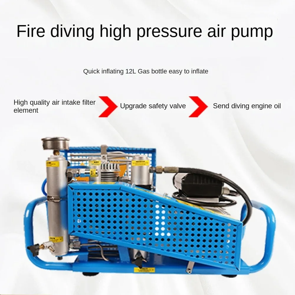 

Air respirator high-pressure inflator 20mpa diving gas cylinder inflator 30mpa positive pressure fire compressor.