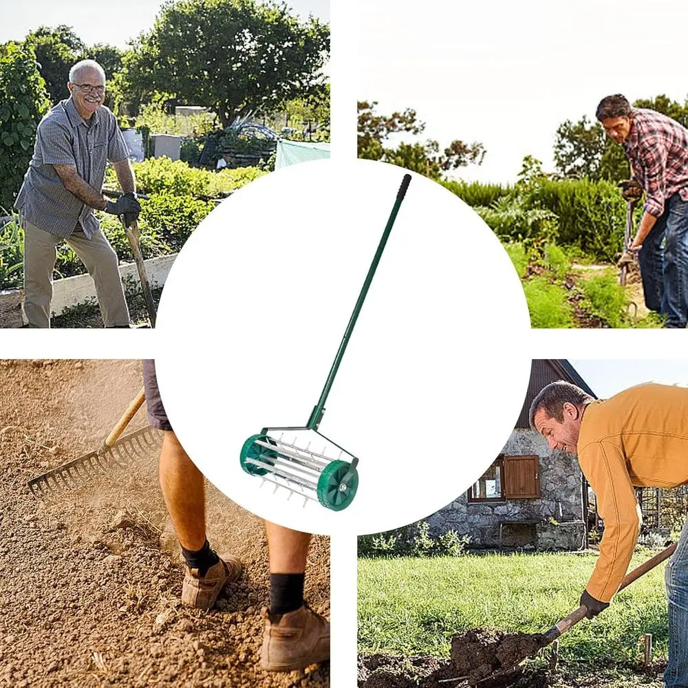 Robuster manueller Rasenbelüfter für Bodenbelüftung in Höfen und Gärten