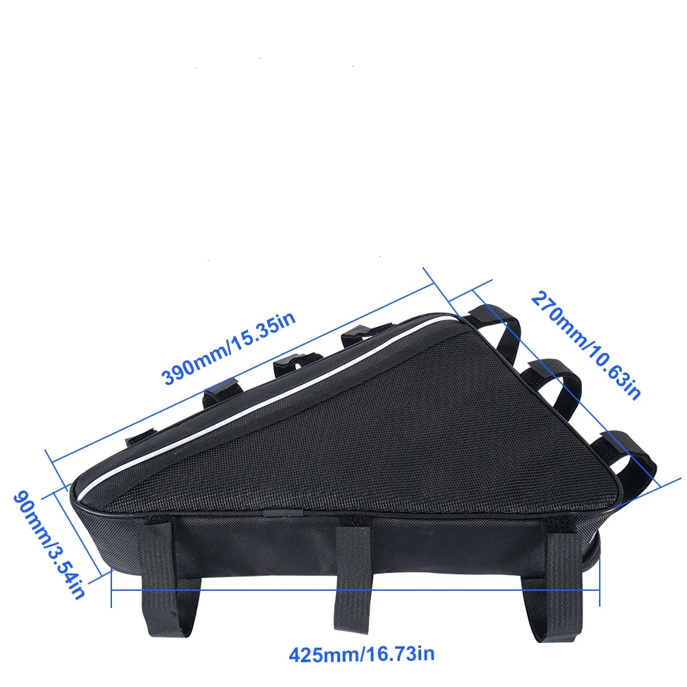 

Треугольная сумка для горного велосипеда, большая вместительная трубчатая рама, сумка для хранения аккумулятора, сумка для велосипедного велосипеда, набор инструментов, детали для велосипеда