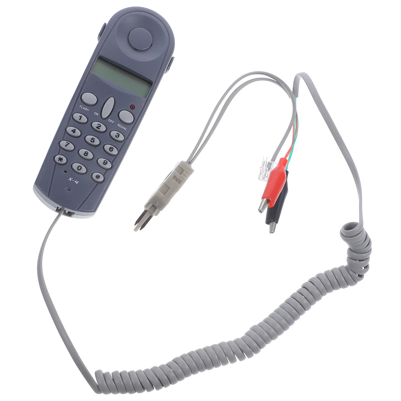 

1Set Telephone Cord Tester Strong Durable Phone Network Cable Tester Simple Lightweight Phone Line Detection Tool