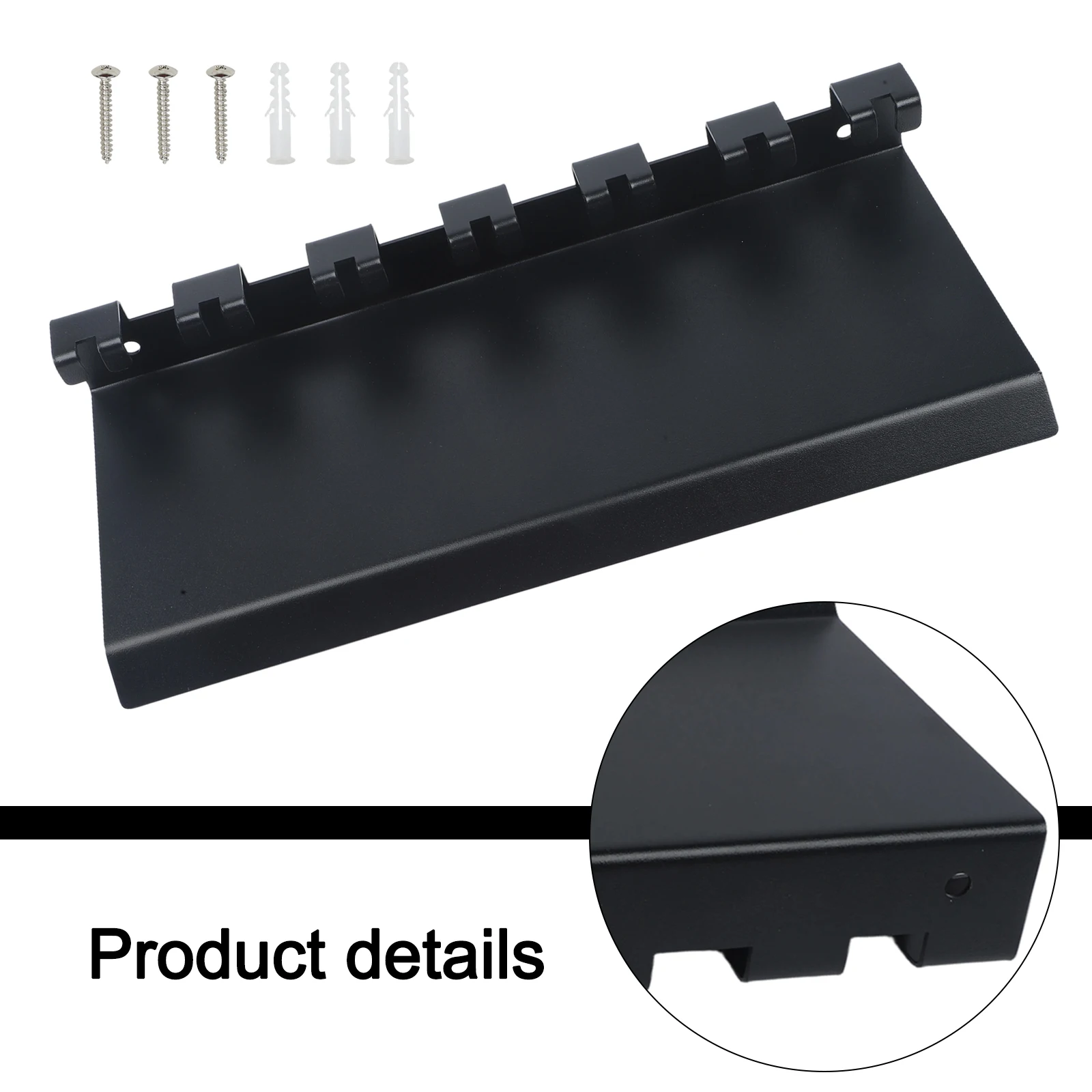 Floating Shelf Organizer for Organizing Workout Accessories Including Resistance Bands Jump Ropes Chains and Foam Rollers