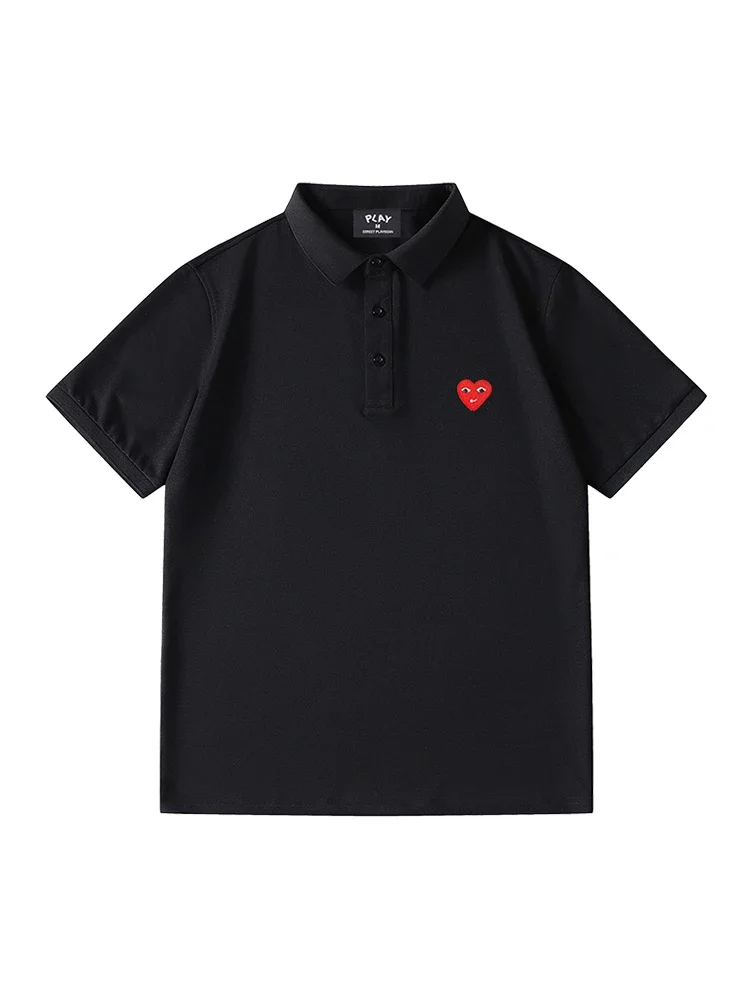 

Fashion Short-sleeved POLO Shirt Men's 2025 Summer High Quality New American Casual Heavy Sports High Quality Polo Shirt