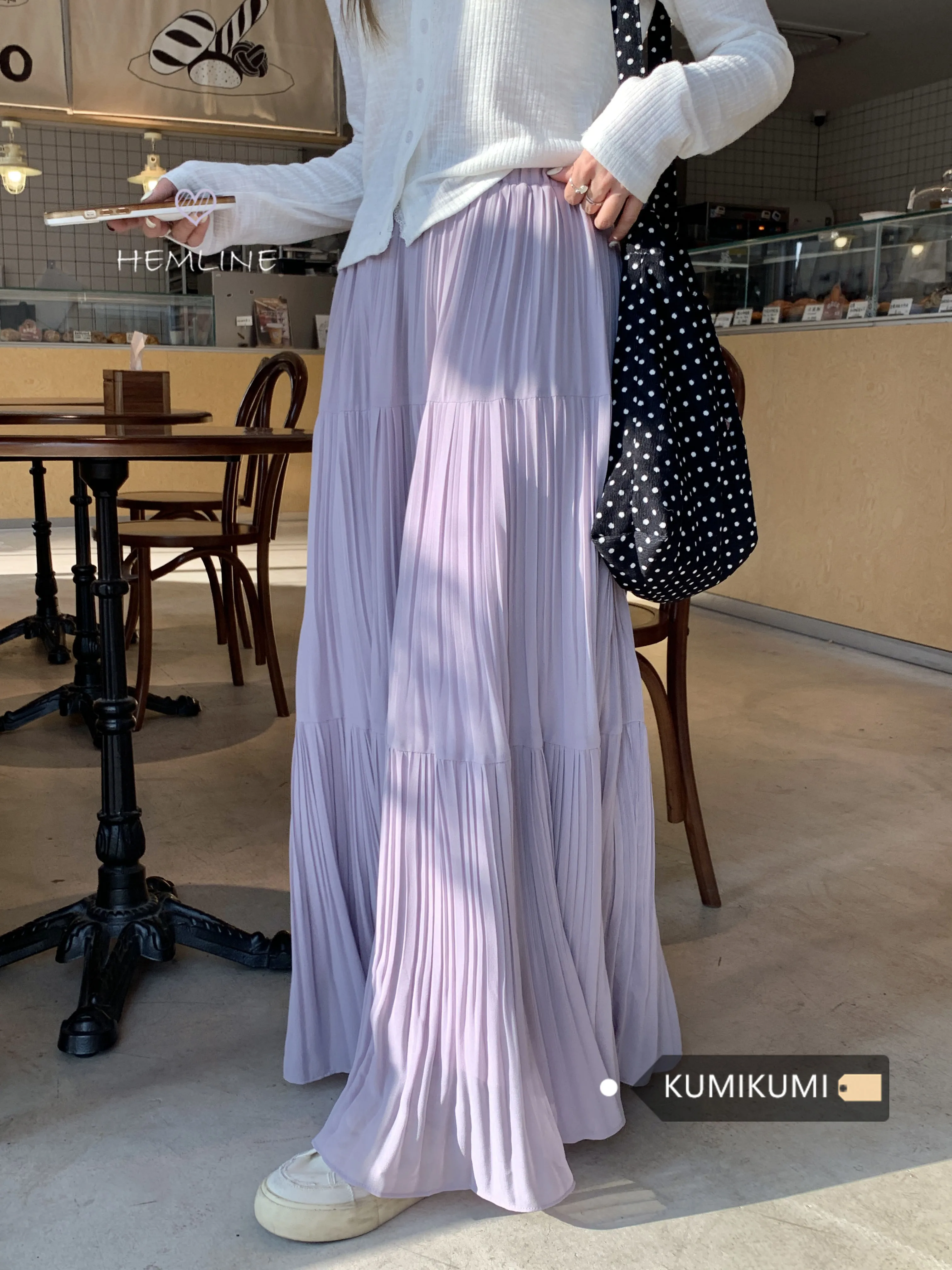 

2025 New Fashion Women's Fashion High-quality Gauze Skirt High-waisted Mid-length A-line Skirt Versatile Mesh Puff Skirt Wh11