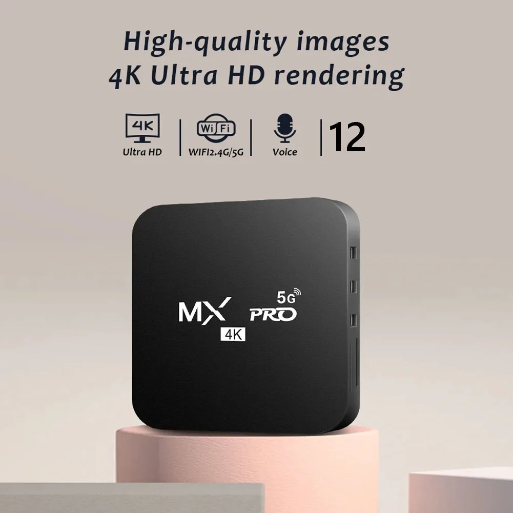 Android Video Media Player MXPRO Set Top Box RK3228A Quad Core Smart TV Box 2.4G&5G Dual WiF Android Box 4K HD RAM 1GB ROM 8GB